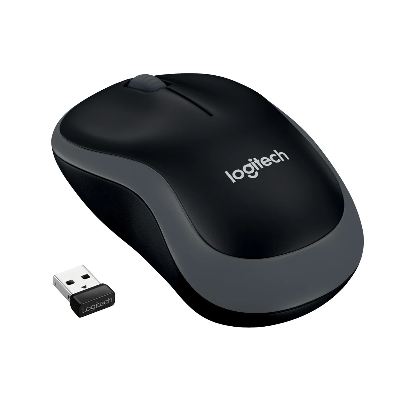 Logitech M185 optical Wireless Mouse grey