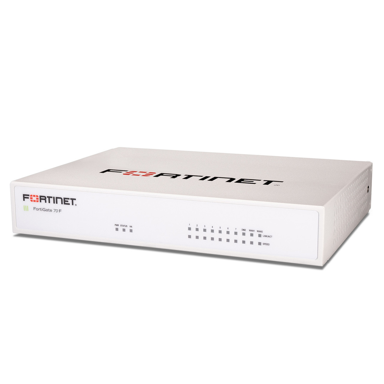 FortiGate-70F 10 x GE RJ45 ports (including 7 x Internal Ports 2 x WAN Ports 1 x DMZ) Port FG-70F