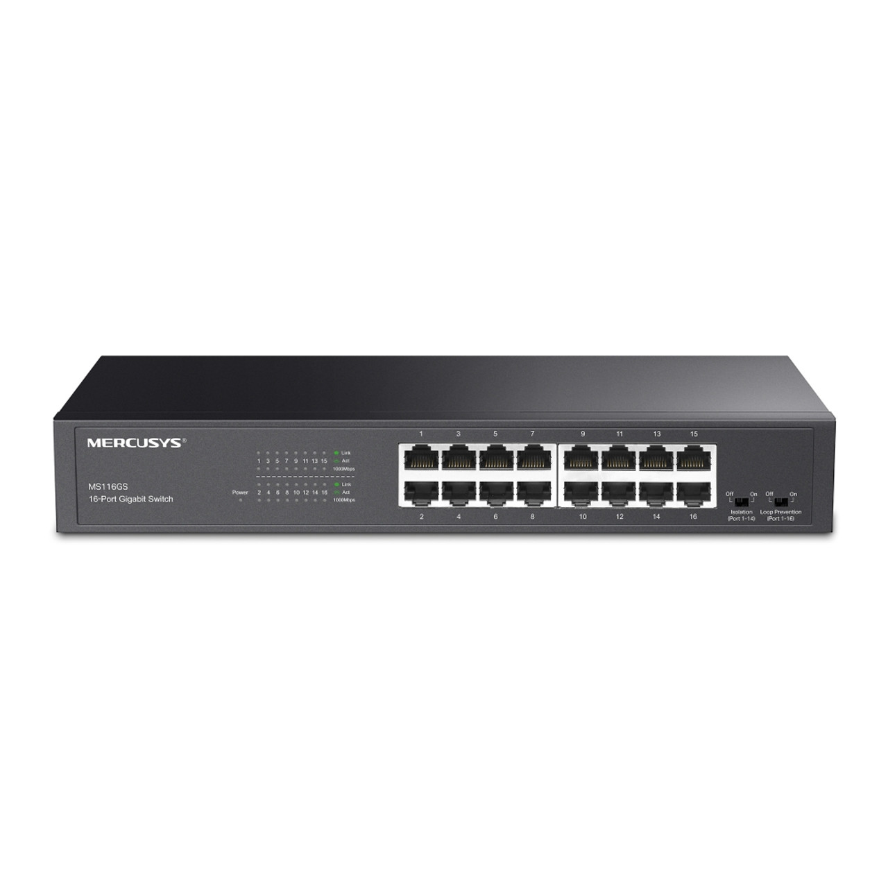 Mercusys 16-Port Gigabit Desktop/Rackmount Switch MS116GS
