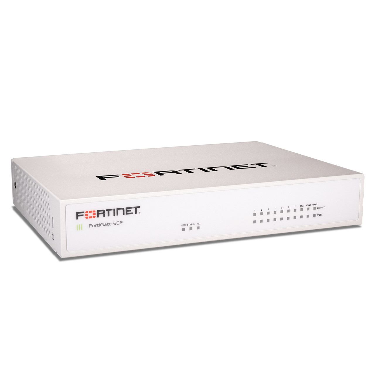 FortiGate-60F 10 x GE RJ45 ports (including 7 x Internal Ports 2 x WAN Ports 1 x DMZ Port) FG-60F + 1Year protection