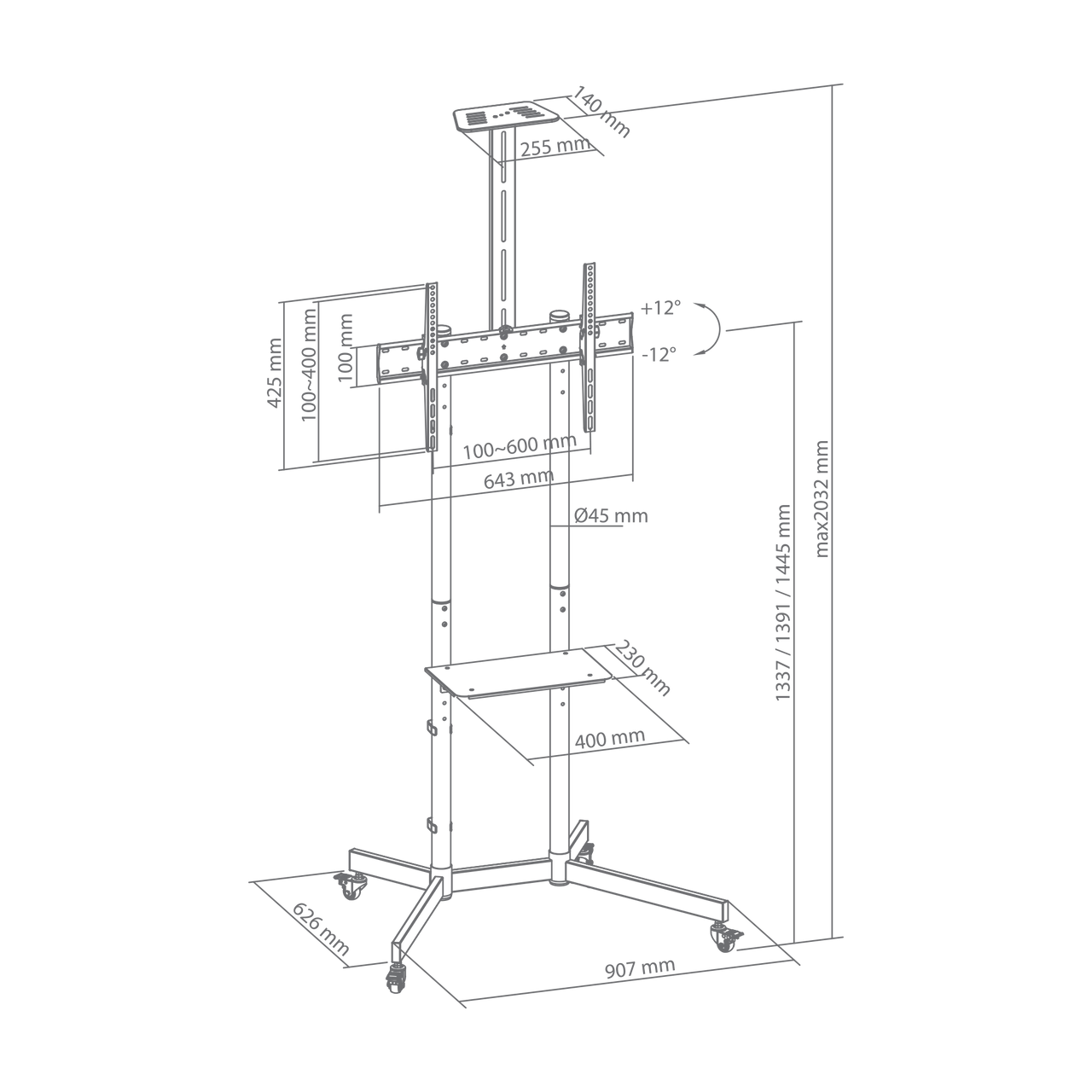 MOUNT SBOX FS-401 (37-70"/45kg/600x400) MOUNT SBOX FS-401 (37-70"/45kg/600x400)