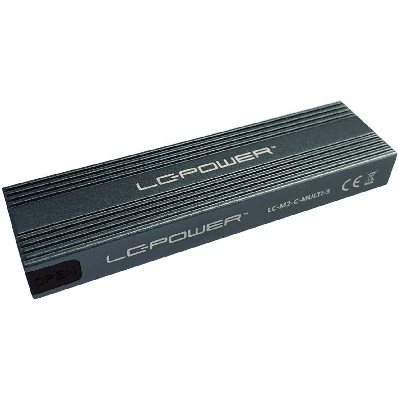 LC-Power External USB 3.2 Gen 2x1 enclosure for a NVMe or SATA M.2 SSD LC-M2-C-MULTI-3 LC-Power External USB 3.2 Gen 2x1 enclosure for a NVMe or SATA M.2 SSD LC-M2-C-MULTI-3