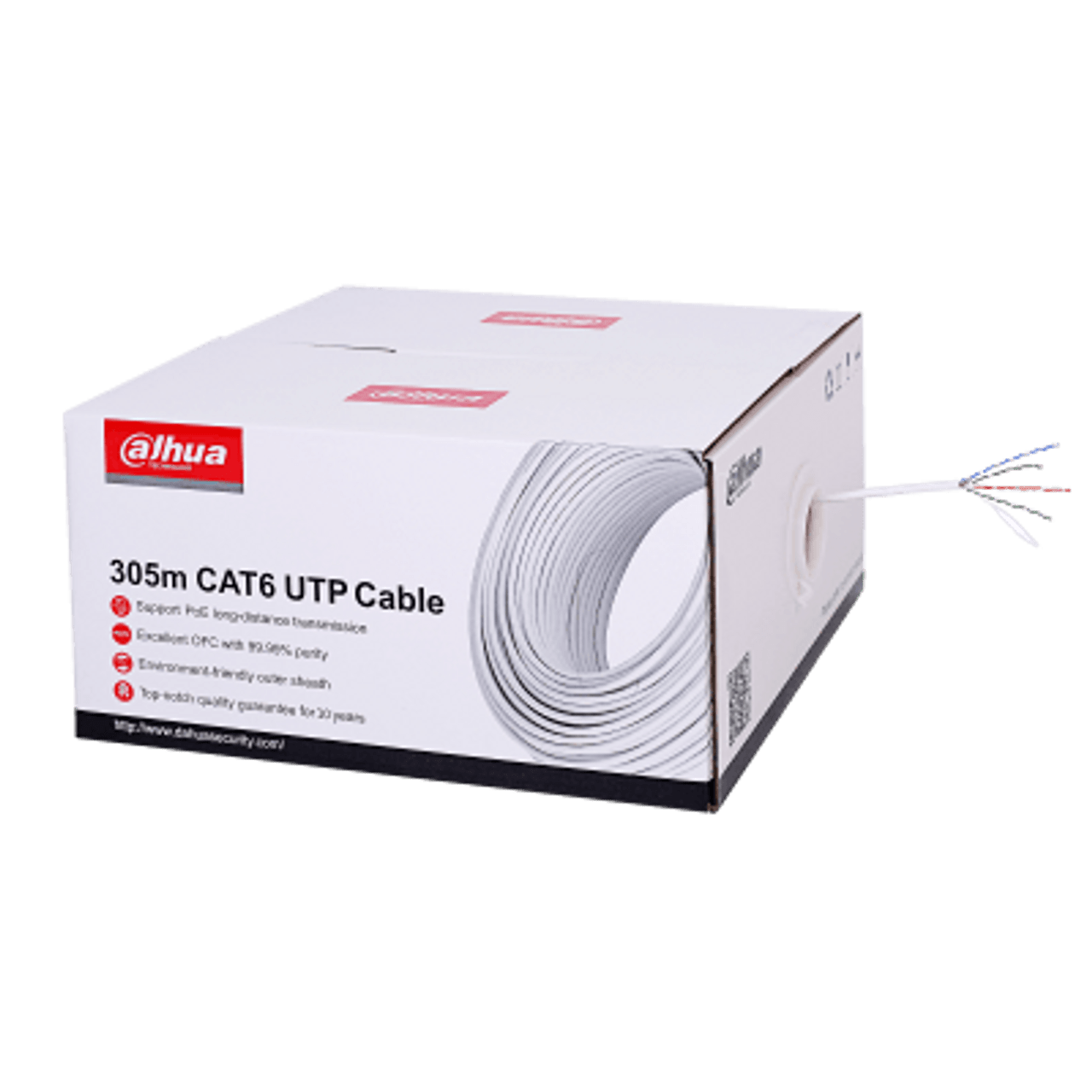 Dahua 305m UTP CAT6 Network Cable High-purity Oxygen-Free Copper DH-PFM920I-6UN-C