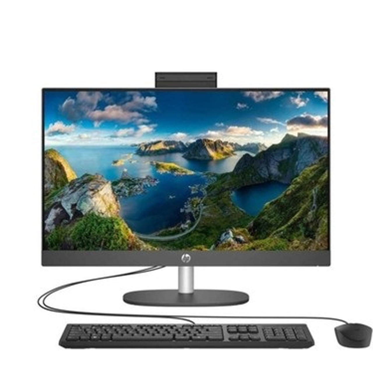 HP PC AiO ProOne 240 G10 Intel Core i5-1334U (up to 4.6 GHz 12MB) 23.8" FHD IPS Non-Touch 16GB(1x16GB) DDR4-3200 512GB M.2 SSD Intel Iris X graphics KB+Mouse wired Iron Grey