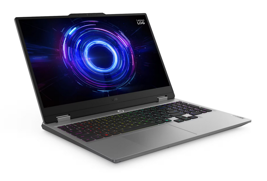 Lenovo LOQ 15IRX10 Intel Core i5 i5-13450HX Laptop 39.6 cm (15.6") Full HD 16 GB DDR5-SDRAM 512 GB SSD NVIDIA GeForce RTX 5050 8GB Wi-Fi 6 (802.11ax) Grey 83JE007SPB