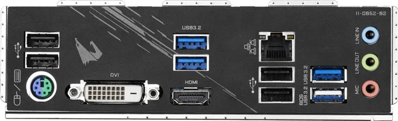 Motherboard Gigabyte B550M AORUS ELITE AM4 4xDIMM Slot up to 128GB DDR4