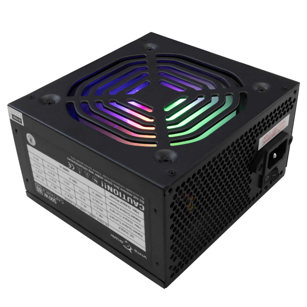 White Shark GPSU-W500F CAPTAIN-3 500W 80+ RGB