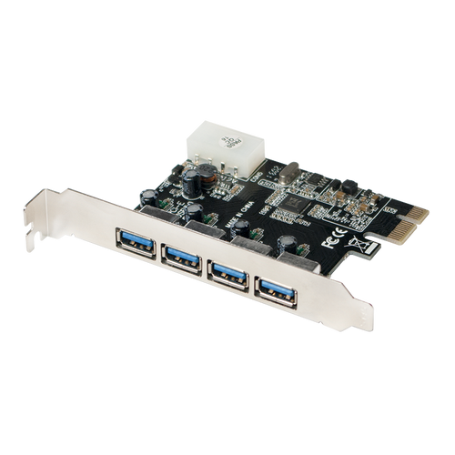 LogiLink PCIe Card 4x USB 3.0 VIA VL805 5 GBit/s
