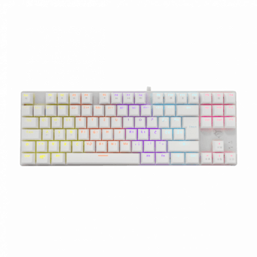 White Shark KEYBOARD GK-2106 COMMANDOS WHITE - Mechanical / US - RED SW. White Shark KEYBOARD GK-2106 COMMANDOS WHITE - Mechanical / US - RED SW.