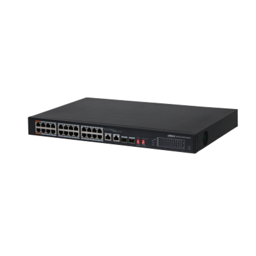Dahua Desktop 24port 10/100 PoE Switch L2 unmanaged 240w budget PFS3226-24ET-240 Dahua Desktop 24port 10/100 PoE Switch L2 unmanaged 240w budget PFS3226-24ET-240
