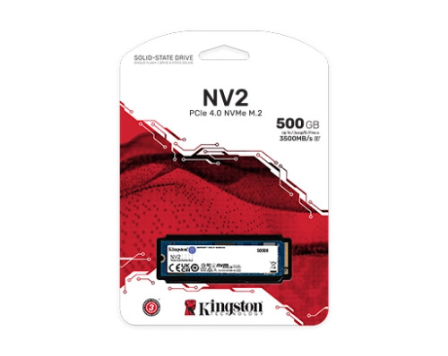 SSD M.2 500GB Kingston NV2 NVMe PCIe 4.0 x 4 SNV2S/500G