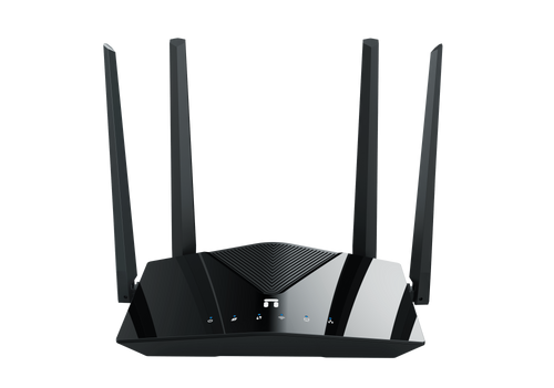 Netis Router WIRELESS 6 AX1500 Gigabit Router CPU 1GHz Ram 128Mb 1*10/100/1000Mbps WAN 3*10/100/1000Mbps LAN MU-MIM EASY MESH TR069 4 external 5dBi antenna NX10