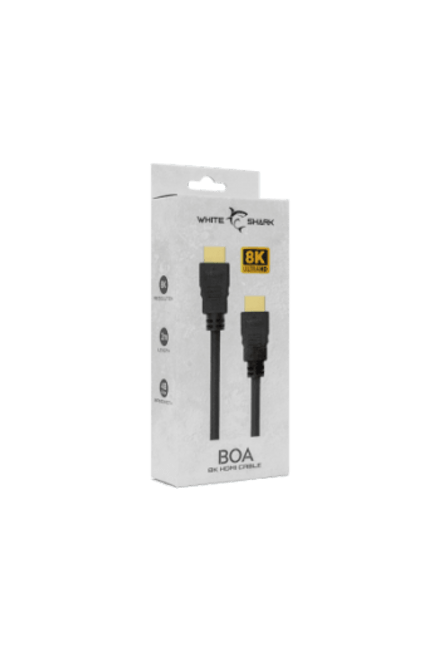 White Shark BOA CABLE HDMI-HDMI 2.1 M/M 2M 8K@60Hz