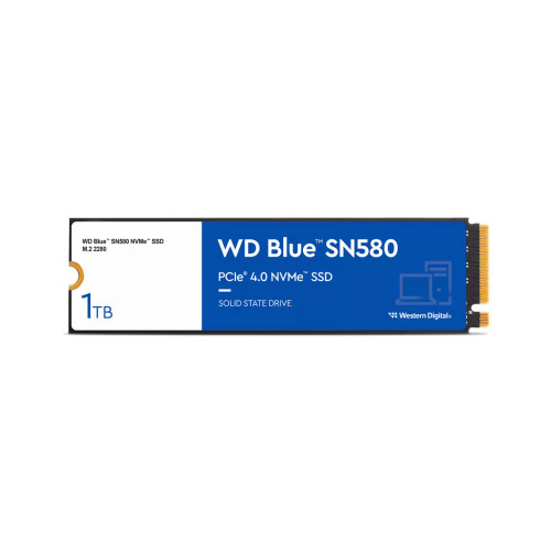 SSD M.2 1TB WD Blue SN580 NVMe PCIe 4.0 x 4 WDS100T3B0E