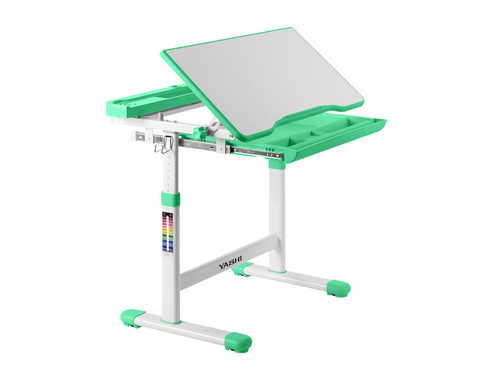 Yashi kids desk and chair set w/green CY10