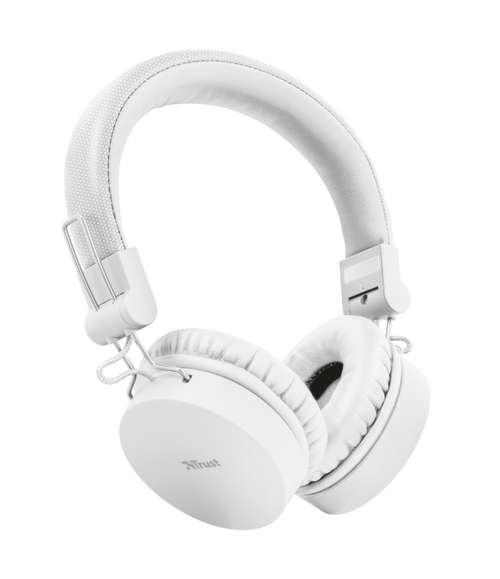 Trust Headphones Wireless Tones Bluetooth White 23909