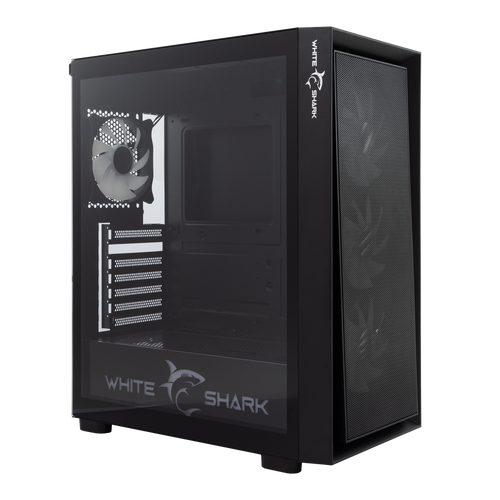 White Shark CASE GCC-2401 WARHEAD-3 Black / 4 Fans 12cm RGB