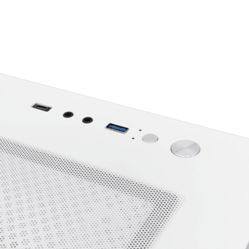 White Shark PC CASE GCC-2304 TORPEDO WHITE + 3 Fan DASH White Shark PC CASE GCC-2304 TORPEDO WHITE + 3 Fan DASH