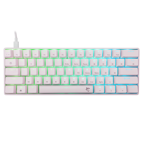 White Shark KEYBOARD GK-004221 SHINOBI-2 White - Mechanical / US- BLUE SW.