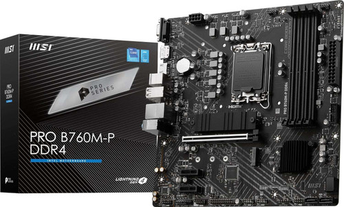 Motherboard 1700 MSI PRO B760M-P mATX 7E02-009R Motherboard 1700 MSI PRO B760M-P mATX 7E02-009R