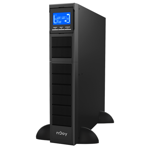 nJoy UPS Balder 3000VA/3KW Single Phase On-line Rack 2U/Convertible Pure Sine Wave 8xIEC C13 6x12v9a batteries LCD Display PWUP-OL300BA-AZ01B