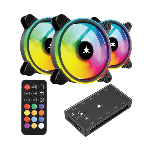 White Shark FAN GCF-S028-005 NEBULA-2 WHITE- ARGB KIT