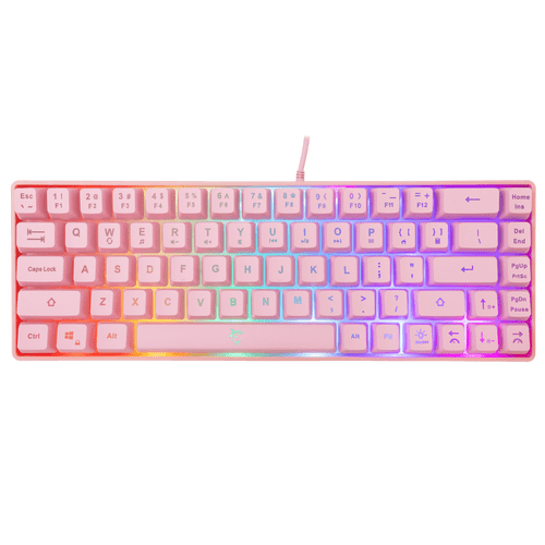 White Shark KEYBOARD GK-2201 RONIN Pink / US