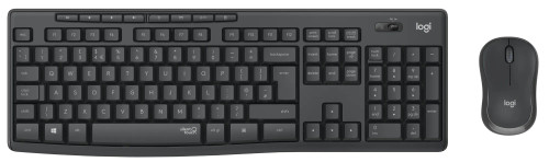 Logitech Keyboard and Mouse MK295 silent wireless desktop combo Graphite US 920-007932 Logitech Keyboard and Mouse MK295 silent wireless desktop combo Graphite US 920-007932