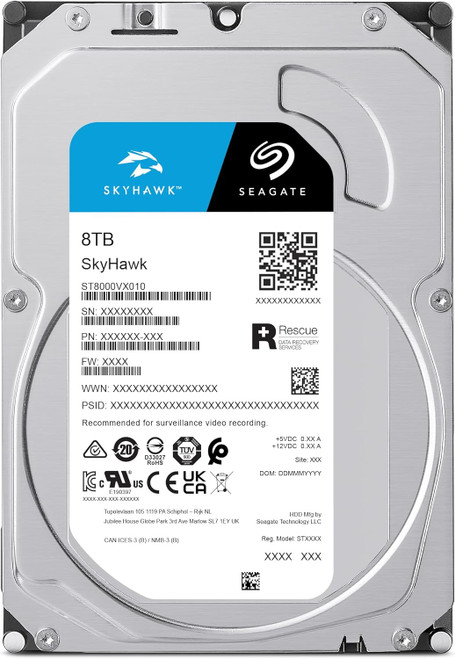 SEAGATE Surveillance Skyhawk 8TB HDD SATA 6Gb/s 256MB 5400rpm ST8000VX010