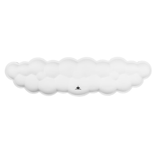 White Shark WRIST REST FOR KEYBOARD KP-012 CUMULUS-W WHITE