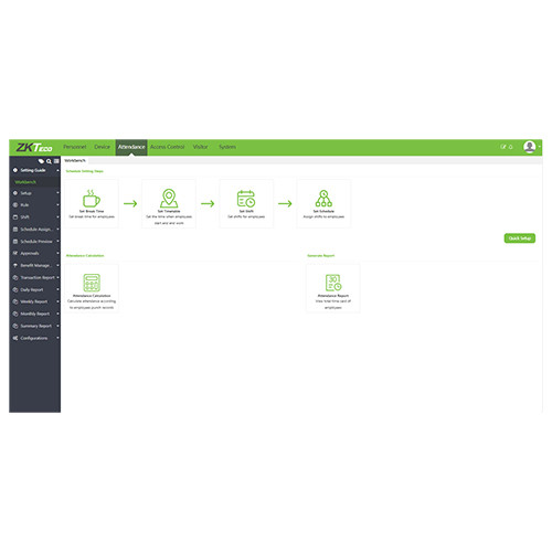 ZKT Soft Biotime8-TA-2 Devices ZKT-BIOTIME8
