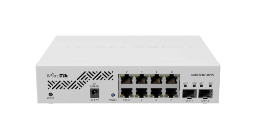 Mikrotik CSS610-8G-2S+IN L2 Cloud Managed Switch 8x10/100/1000 Poe 2xSFP 10Gb Slot