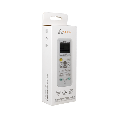 UNIVERSAL REMOTE CONTROL SBOX RC-01408-AIRCON for Air Conditioner