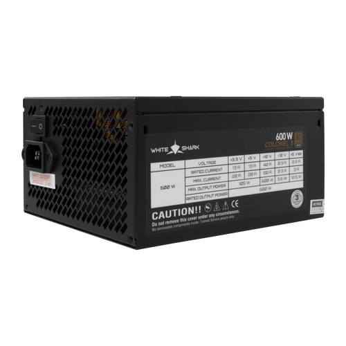 White Shark GPSU-B600S COLONEL-3 600W 80+ BRONZE Full Modular