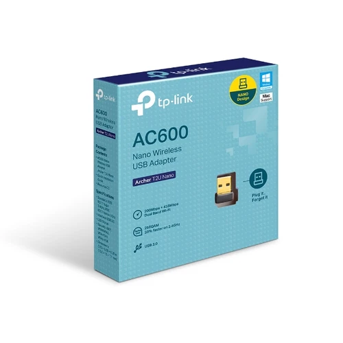 TP-Link AC600 Nano Wireless Dual Band USB Adapter ARCHER T2U NANO