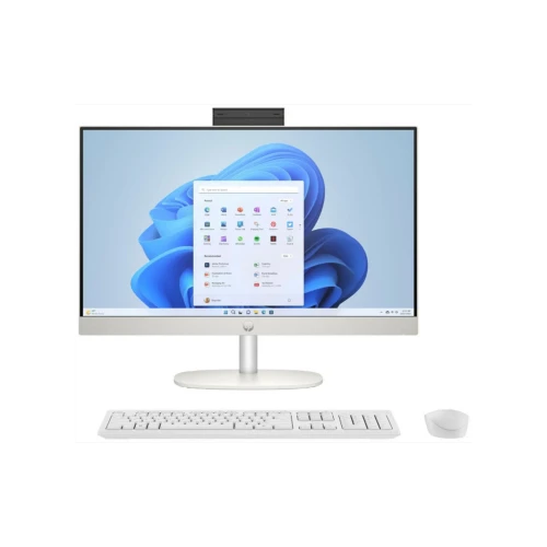 HP 24-cr0312nw AMD Ryzen 5 7520U (23.8") 1920 x 1080  All-in-One PC 16 GB LPDDR5-SDRAM 512 GB SSD Windows 11 Home Wi-Fi 6 (802.11ax) White