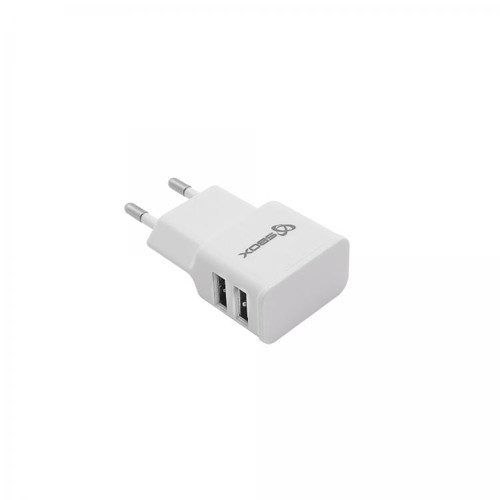 USB HOME CHARGER WITH 2 USB PORTS HC-21 90° HC-23