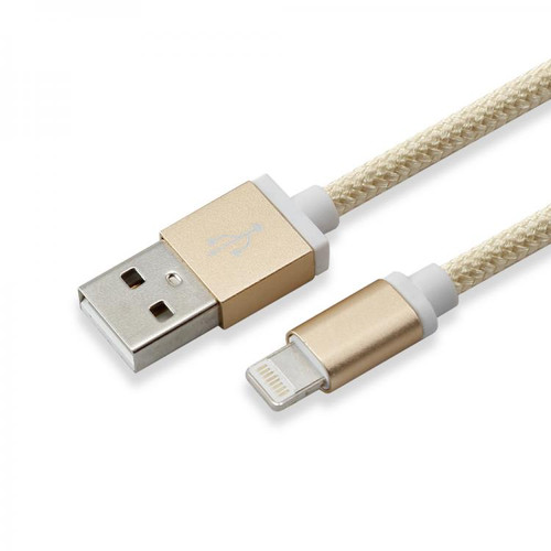 CABLE SBOX USB - iPh.7 M/M 1.5M Blister Gold