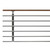 Cascadia - Post Assembly - 36", grade 316 SS (Includes Infill Fittings and Cone Tipped Screws) Cascadia - Post Assembly - 36", grade 316 SS (Includes Infill Fittings and Cone Tipped Screws)