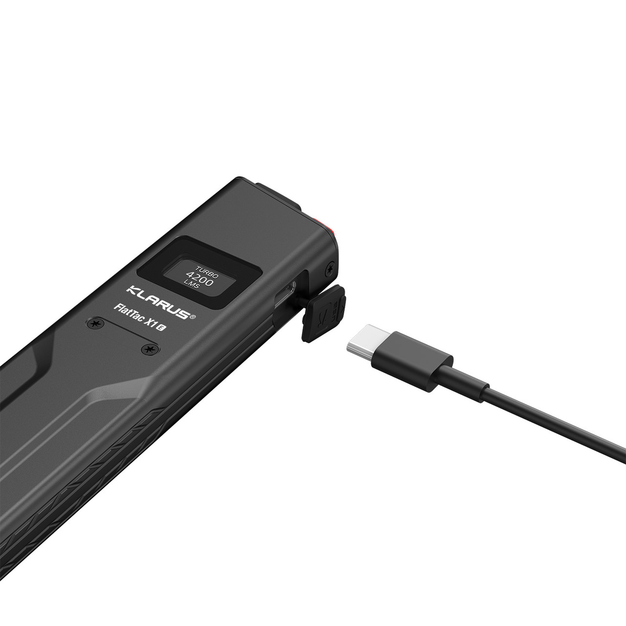 Lampe Torche FlatTac Klarus X1-E - 4200Lumens rechargeable USB-C - Lampes tactiques et sécurité (12847074