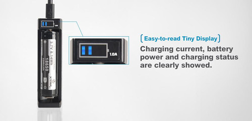 Xtar MC1 Plus ANT Compact Micro-USB Li-Ion Battery Charger