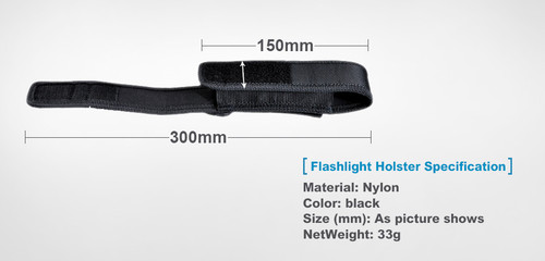 Xtar X01 Rugged Flashlight Holster (For B20/D06/D26 & other 18650 flashlights) 