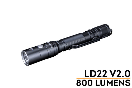 Fenix LD22 V2.0 800 Lumens USB-C Rechargeable AA Flashlight (Full Set)