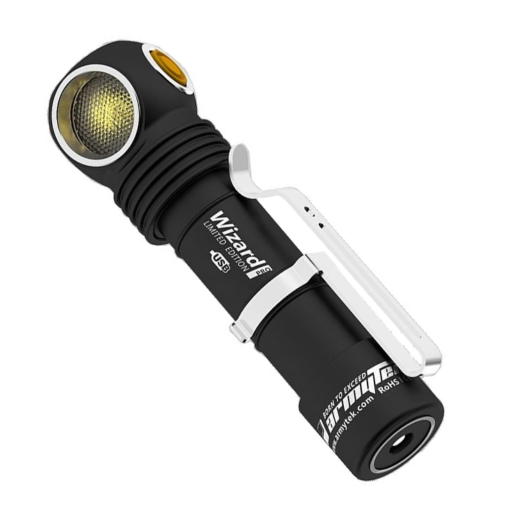 ArmyTek Wizard C2 Pro 4500K Nichia 1,600 Lumens Magnetic USB Rechargeable  Headlamp with 18650 Battery (>90 High CRI) Fstop Lights