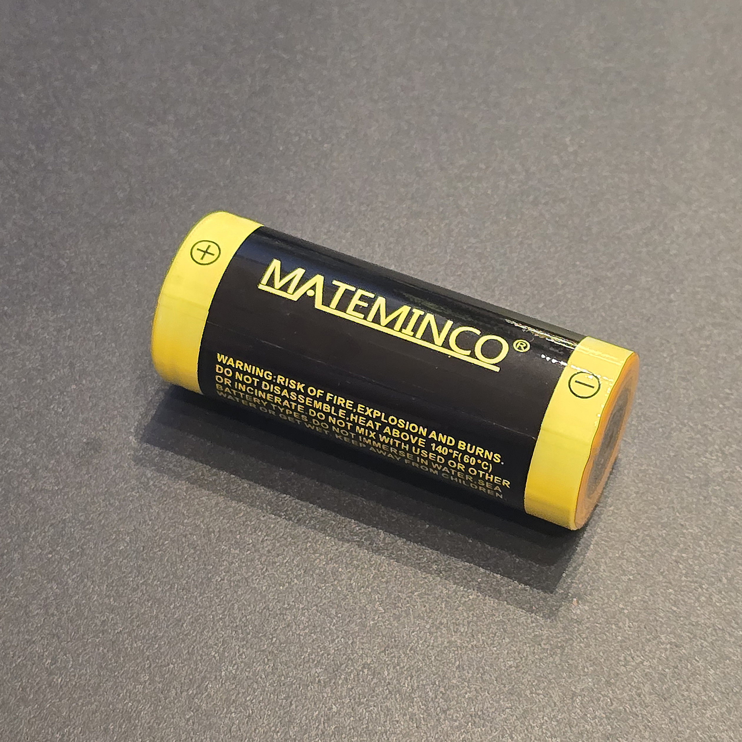 マリモモ Mateminco 26650 5000mAh Rechargeable Lithium Battery - Fstop Lights