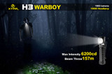 Xtar H3 1,000 Lumens Warboy Headlamp 