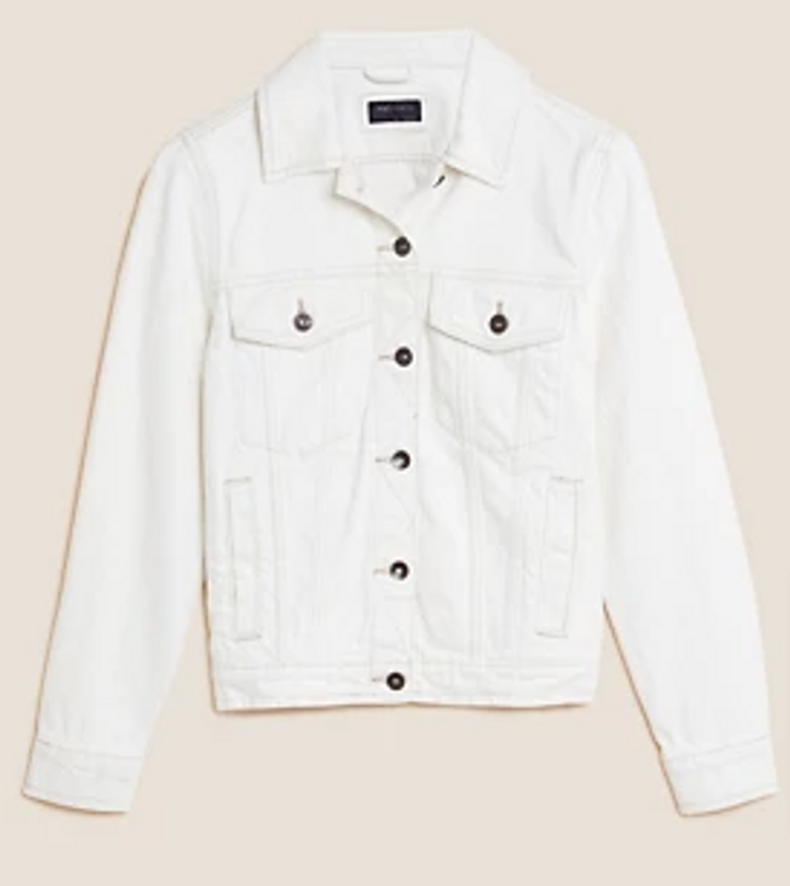 Women's White Denim Jacket