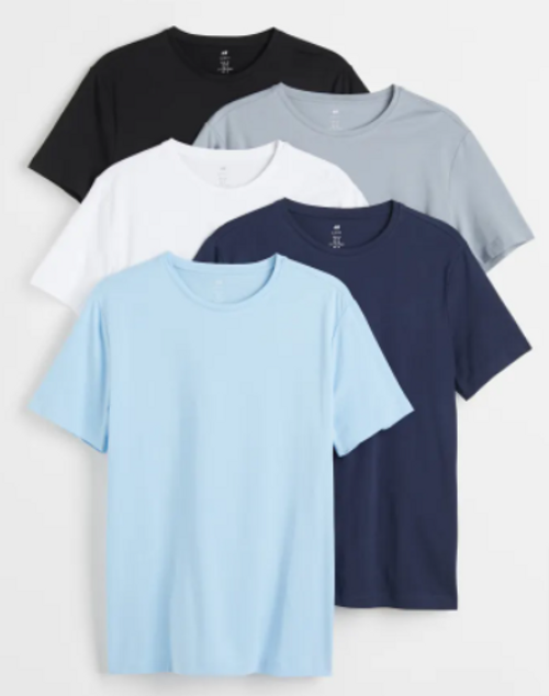 Basic 5-Pack Men's Tees