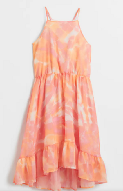 Orange Color Girl Dress