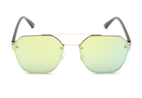 Skyblue & Green Shaded Glasses